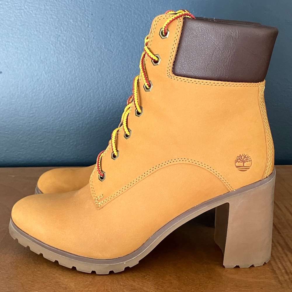 Timberland Allington Leather Lace up Boot w/ lug sole.  sz 8.5
